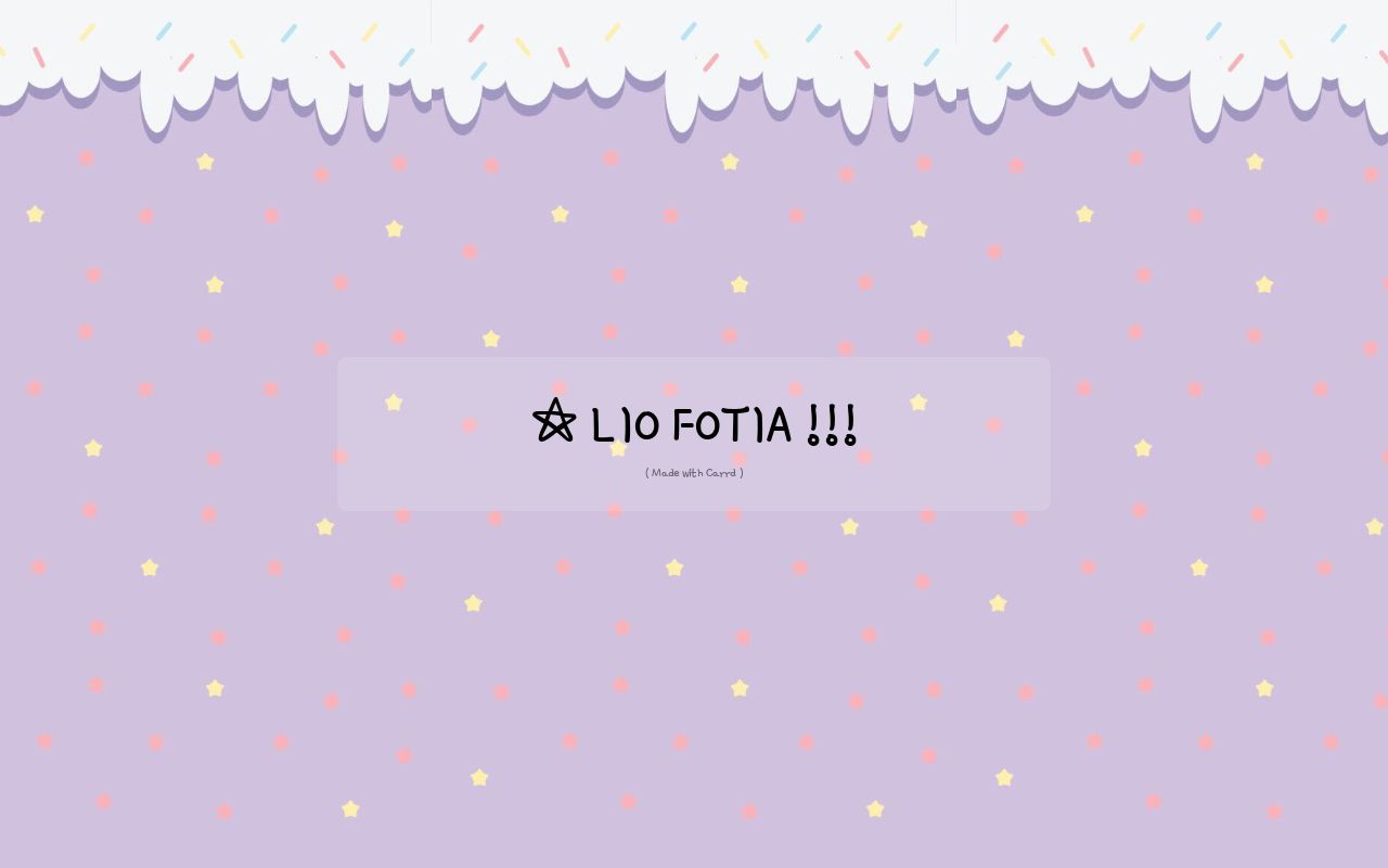 Carrd profile picture for @lio